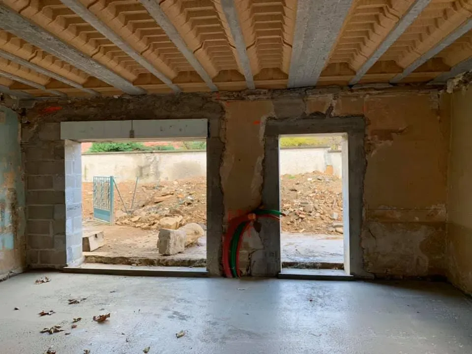 ouverture mur porteur à Vénérieu