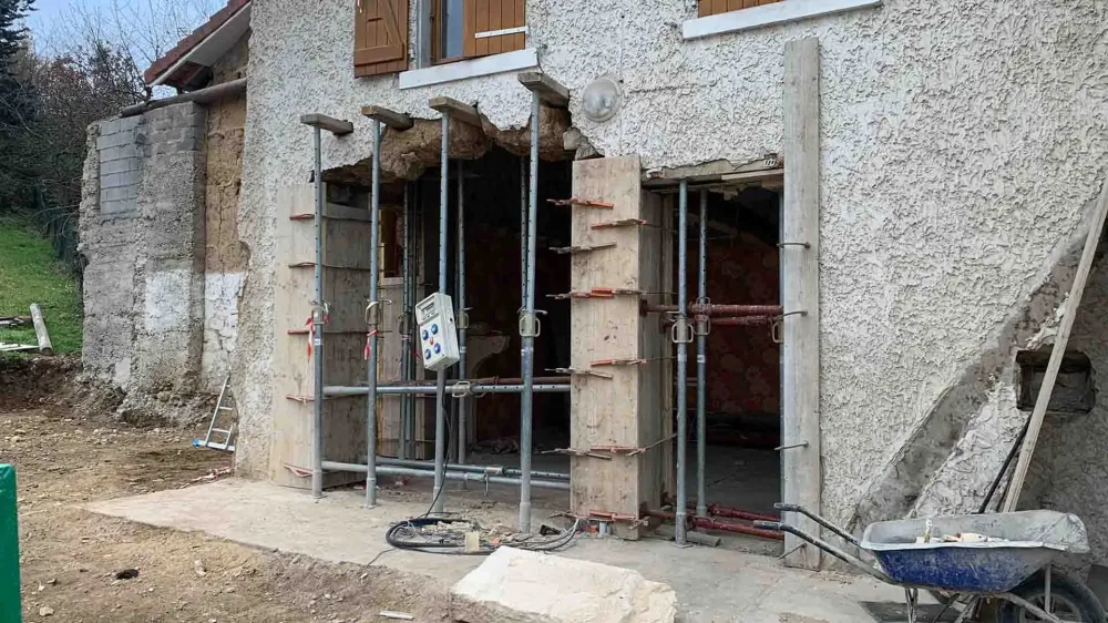 ouverture mur porteur