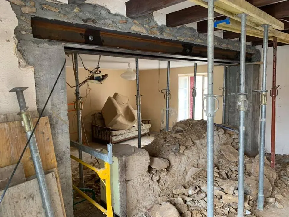 ouverture mur porteur